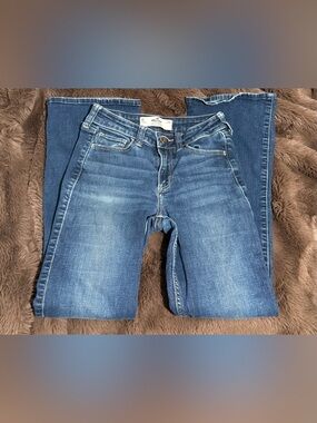 Hollister curvy mid rise bootcut jeans